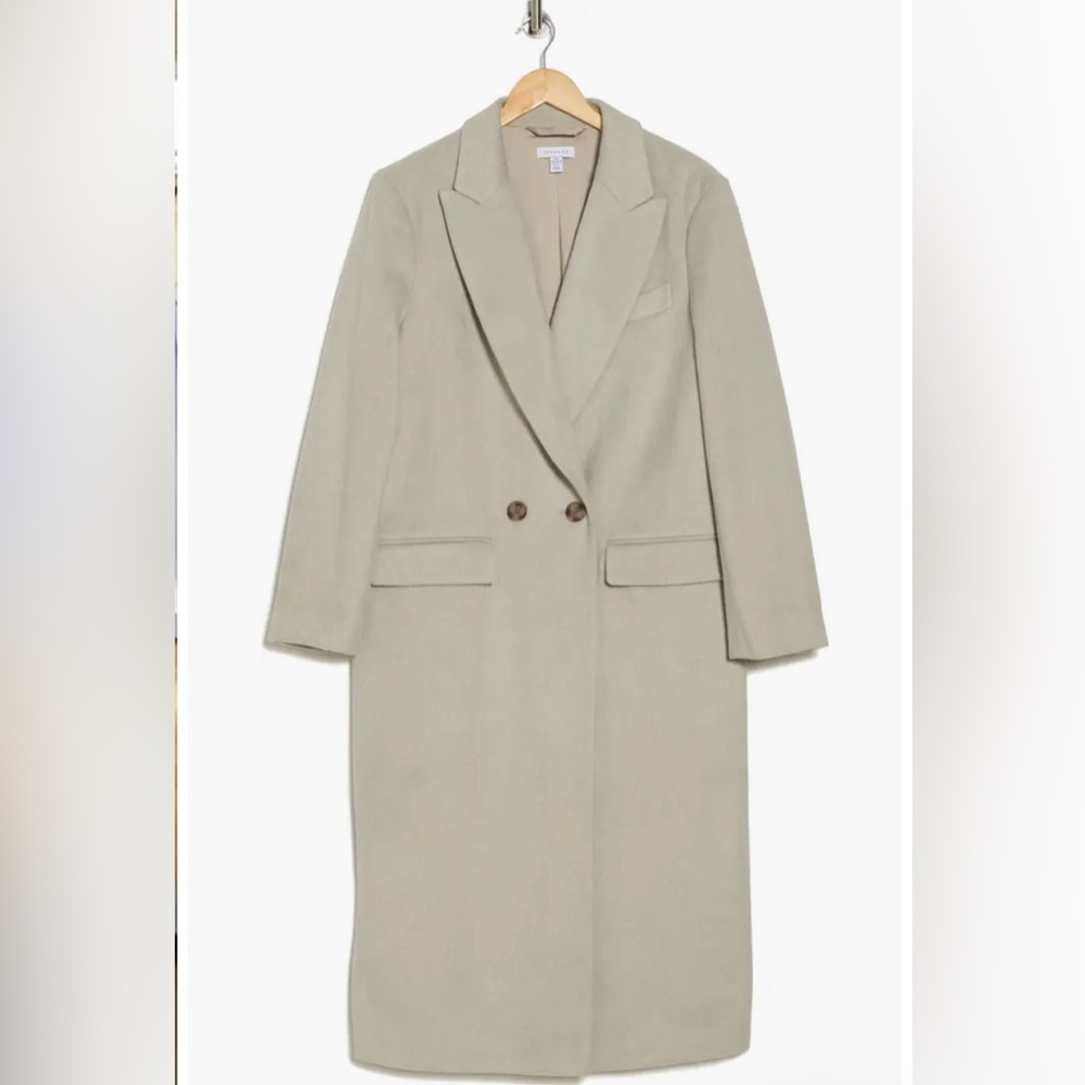 New without tags Topshop double breasted coat size M